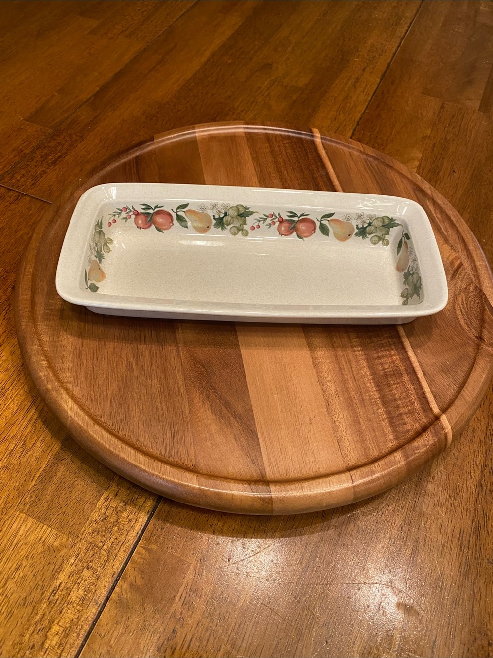 Vintage Wedgwood Quince10.5”x5”Roaster /Relish Made in England Oven to Table EUC